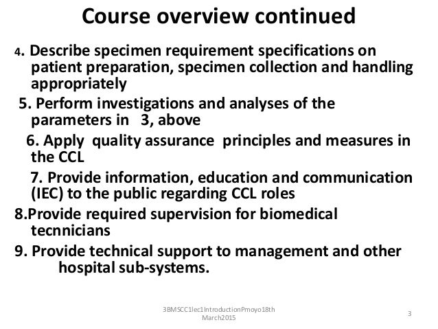 Clinical Chemistry: An Overview